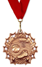Basketball Medal | Rising Stars | Gold, Silver, & Bronze - Girls Edition